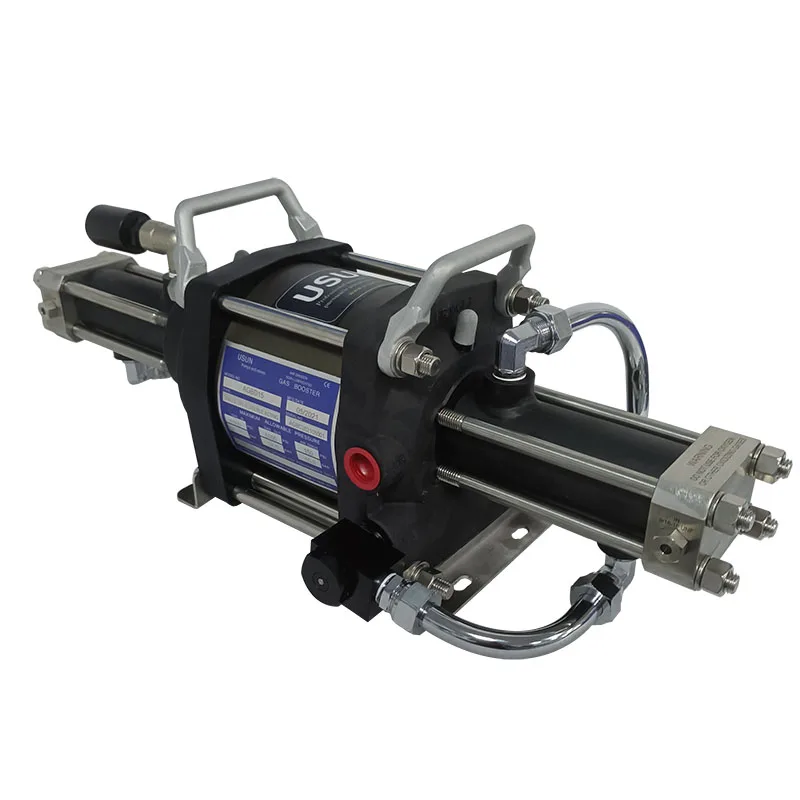 USUN Model: AGBD15 double action similar air driven nitrogen argon or helium or oxygen gas booster pump
USUN Model: AGBD15 double action similar air driven nitrogen argon or helium or oxygen gas booster pump