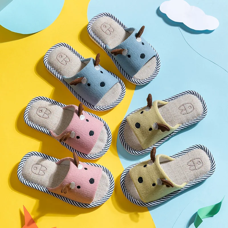 2022 Spring Children's Cute Home Slippers Linen Slippers Baby Girl Shoes Breathable Open-toed Slippers Slippers for Kids
2022 Spring Children's Cute Home Slippers Linen Slippers Baby Girl Shoes Breathable Open-toed Slippers Slippers for Kids