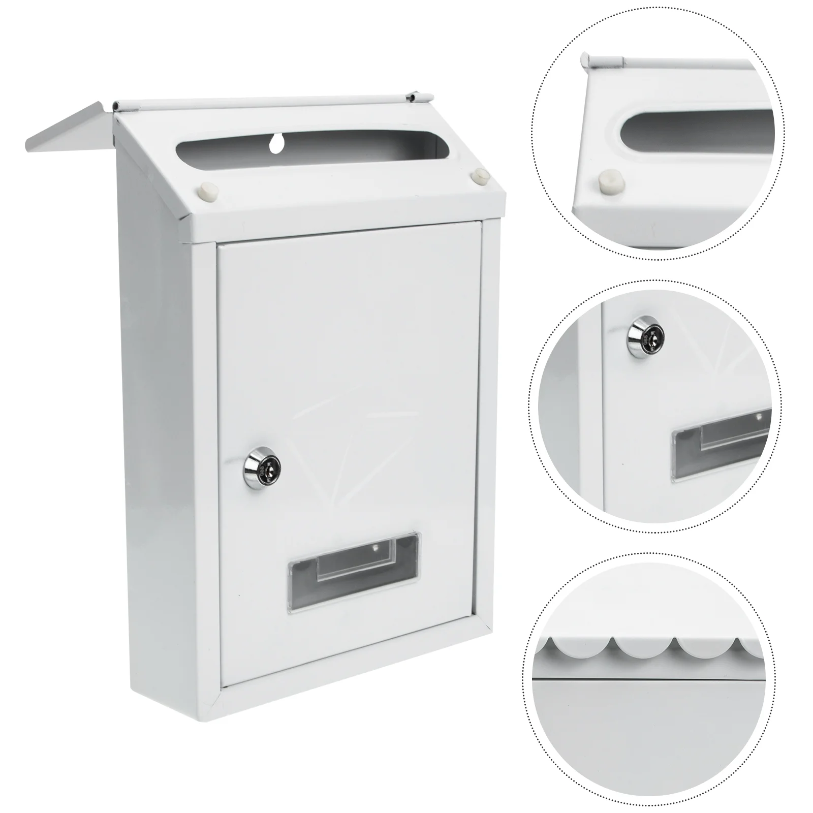 Wall Mounted Rain-proof Mailbox Locked Letterbox Post Newspaper Box for Villa
Wall Mounted Rain-proof Mailbox Locked Letterbox Post Newspaper Box for Villa