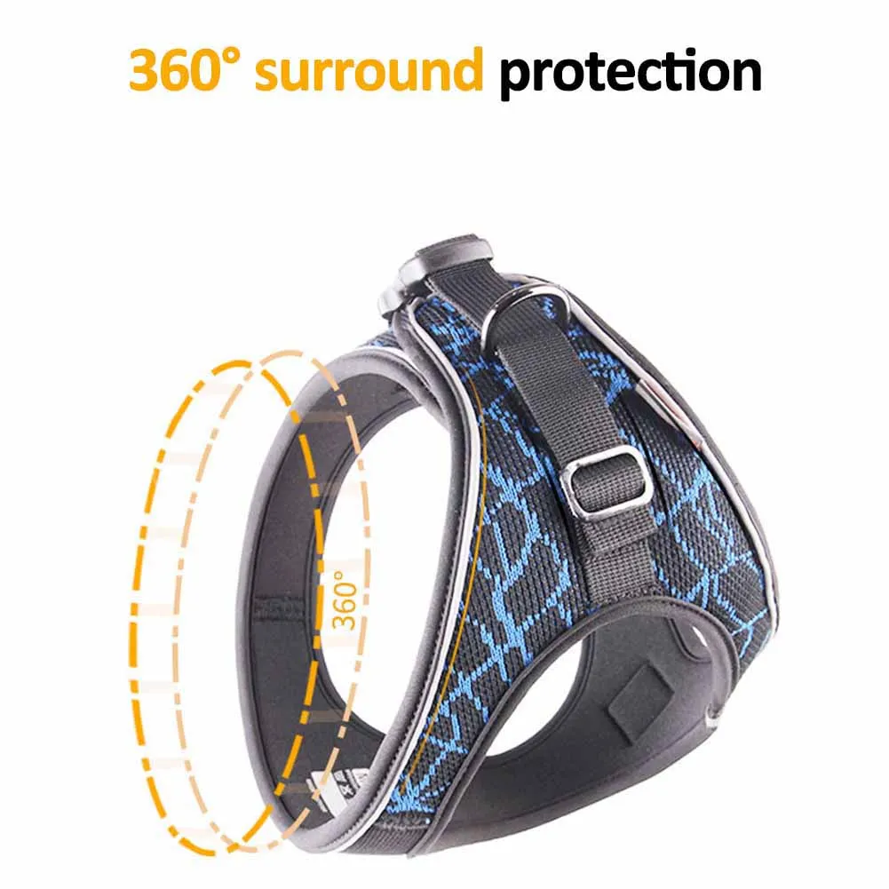 Adjustable Reflective Pet Dog Harness Reflective Safety Harness Chest Strap Collar for Small Medium Dog French Bulldog Pug 
Adjustable Reflective Pet Dog Harness Reflective Safety Harness Chest Strap Collar for Small Medium Dog French Bulldog Pug