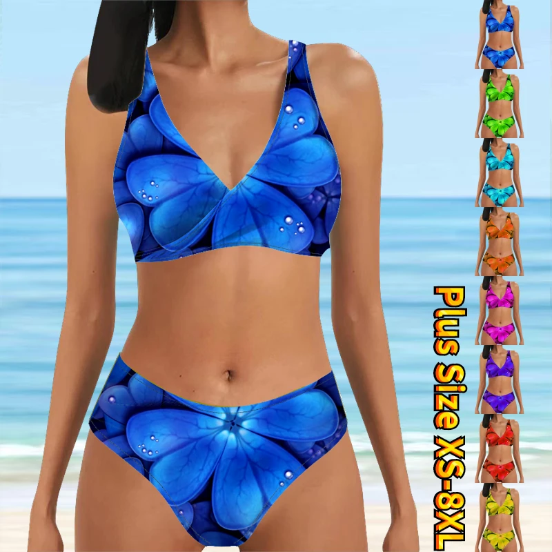 2023 Female New Design Printing Bikini Swimwear Summer High Waist Two Piece Set Bath Suit New Women Retro Bathing Suit Swimsuit
2023 Female New Design Printing Bikini Swimwear Summer High Waist Two Piece Set Bath Suit New Women Retro Bathing Suit Swimsuit