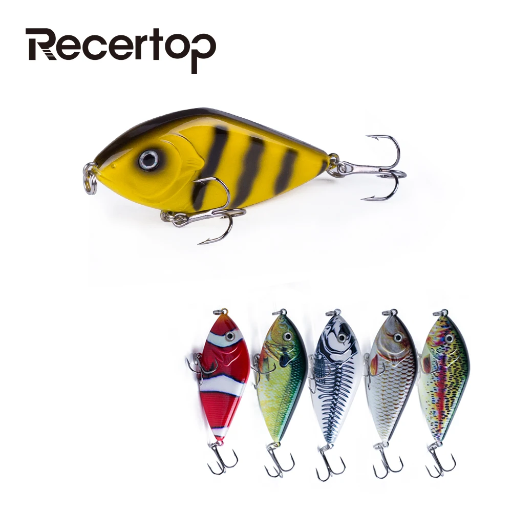 Recertop 70mm 14.5g Glide jerkbait Fishing Lure Slow Sinking Wobblers Pike Bait Artificial Lures Muskie lure Bass Pesca Tackle
Recertop 70mm 14.5g Glide jerkbait Fishing Lure Slow Sinking Wobblers Pike Bait Artificial Lures Muskie lure Bass Pesca Tackle