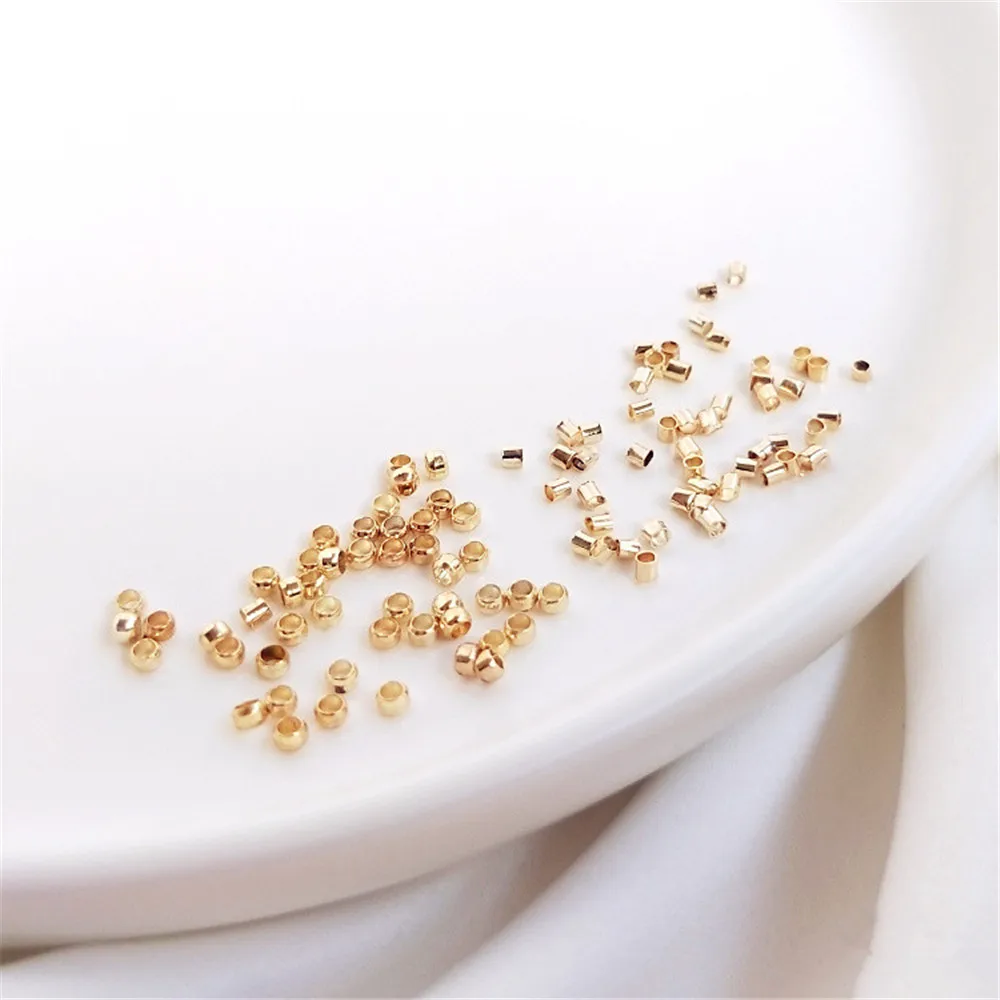 14K plated gold filled Positioning pipe positioning bead DIY manual fixed wire fishing line bracelet necklace ending buckle
14K plated gold filled Positioning pipe positioning bead DIY manual fixed wire fishing line bracelet necklace ending buckle