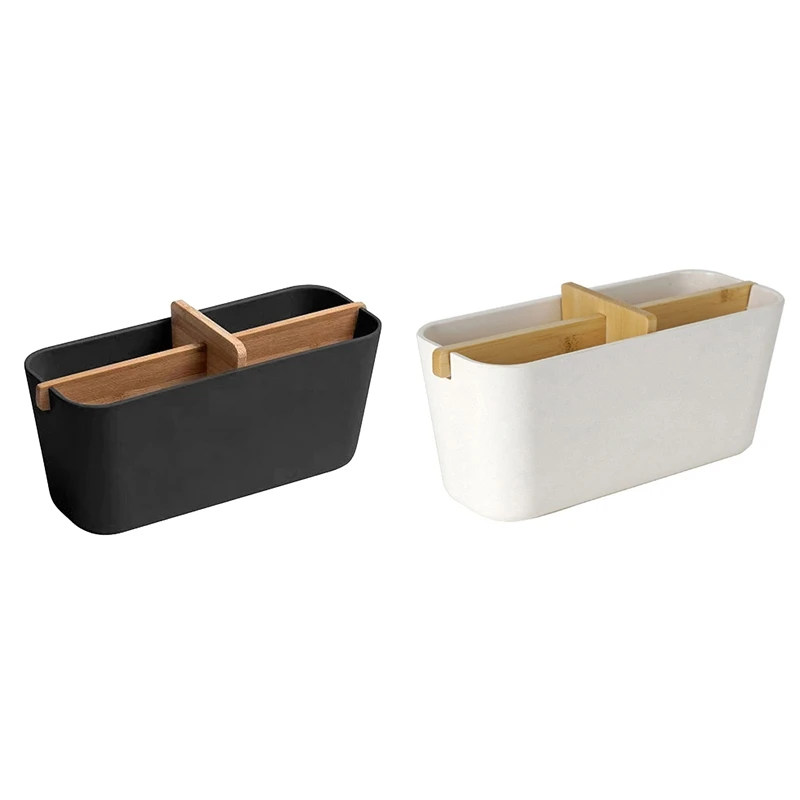 Multifunctional Bamboo Desk Storage Box With Wooden Partition Remote Control Or Pencil Holder Pen Vanity Table
Multifunctional Bamboo Desk Storage Box With Wooden Partition Remote Control Or Pencil Holder Pen Vanity Table