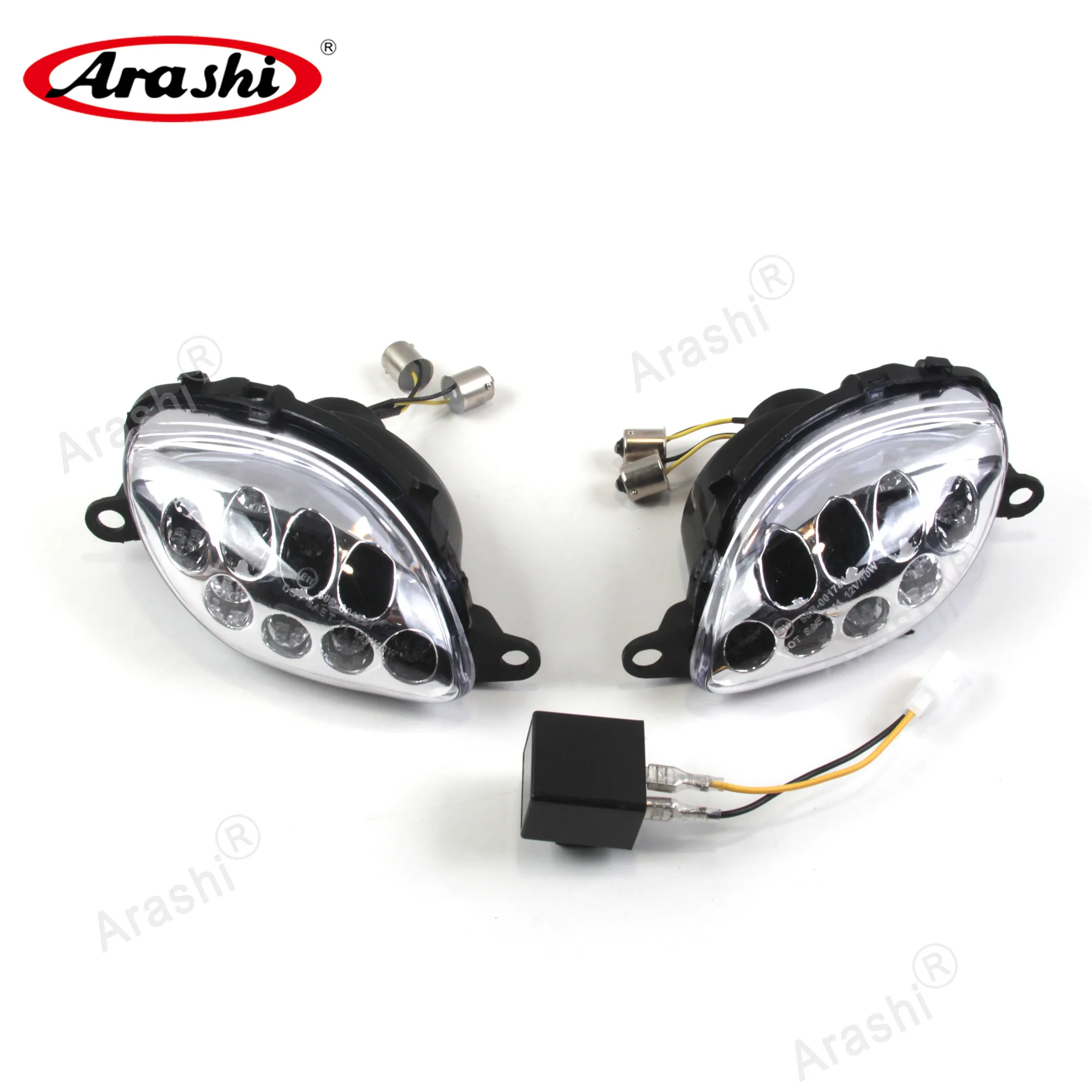 Светодиодные передние указатели поворота E-Mark для мотоциклов SUZUKI HAYABUSA GSX-R1300 1997-2007 GSXR1300 GSX-R 1300 1998 1999 2000 2001
Светодиодные передние указатели поворота E-Mark для мотоциклов SUZUKI HAYABUSA GSX-R1300 1997-2007 GSXR1300 GSX-R 1300 1998 1999 2000 2001