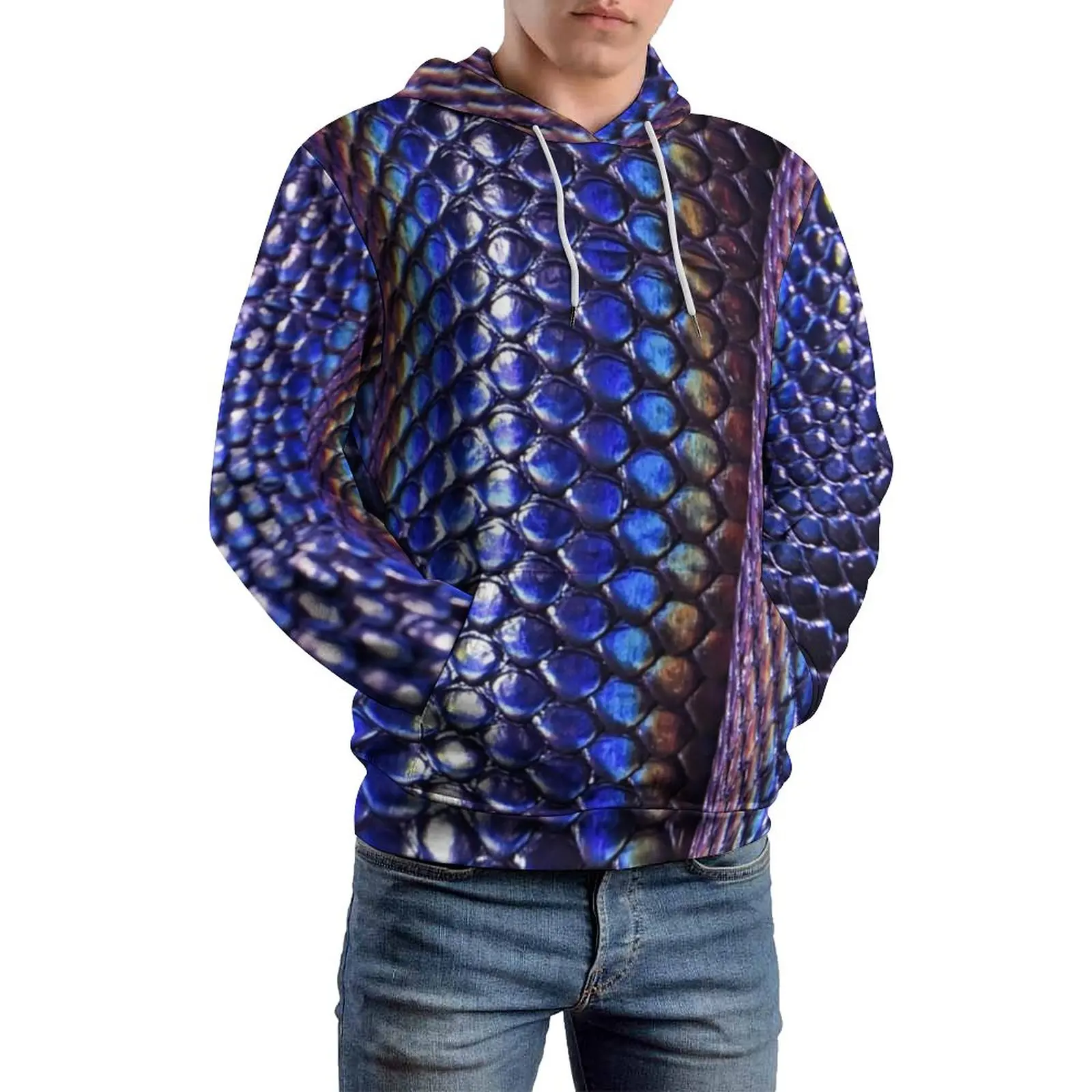 Colorful Snakeskin Loose Hoodies Shiny Blue Print Y2k Hoodie Men Long-Sleeve Oversized Casual Graphic Clothing
Colorful Snakeskin Loose Hoodies Shiny Blue Print Y2k Hoodie Men Long-Sleeve Oversized Casual Graphic Clothing