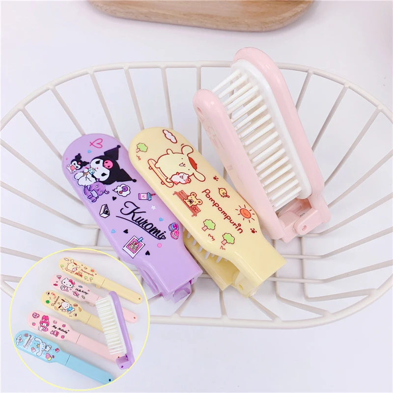 Kawaii Sanrio Pocket Comb Hello Kitty Cinnamoroll Kuromi Cartoon Anime Collapsible Portable Scalp Massage Festivals Gifts Girls
Kawaii Sanrio Pocket Comb Hello Kitty Cinnamoroll Kuromi Cartoon Anime Collapsible Portable Scalp Massage Festivals Gifts Girls