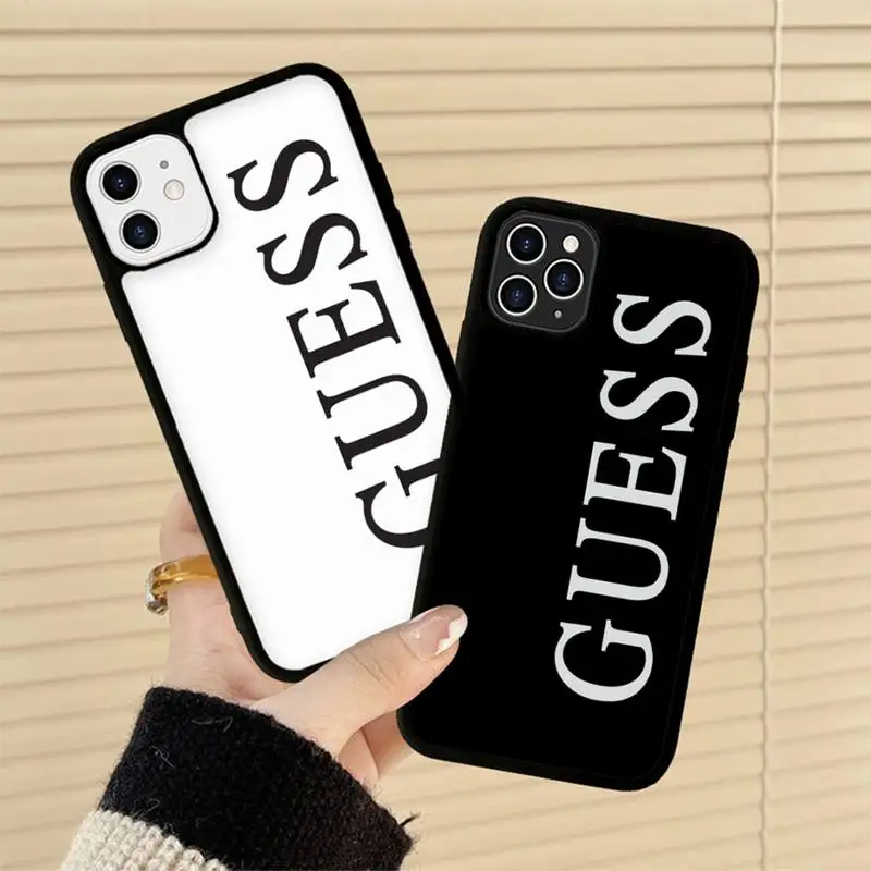 Guess Triangle Letter Brand Phone Case Silicone PC+TPU Case for iPhone 11 12 13 Pro Max 8 7 6 Plus X SE XR Hard Fundas
Guess Triangle Letter Brand Phone Case Silicone PC+TPU Case for iPhone 11 12 13 Pro Max 8 7 6 Plus X SE XR Hard Fundas