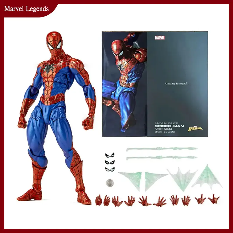 Экшн-фигурка Marvel Gwen Майлс Моралес Пете Паркер удивительные фигурки Yamaguchi Spiderman 2,0 Коллекционные Фигурки Модель игрушки подарок