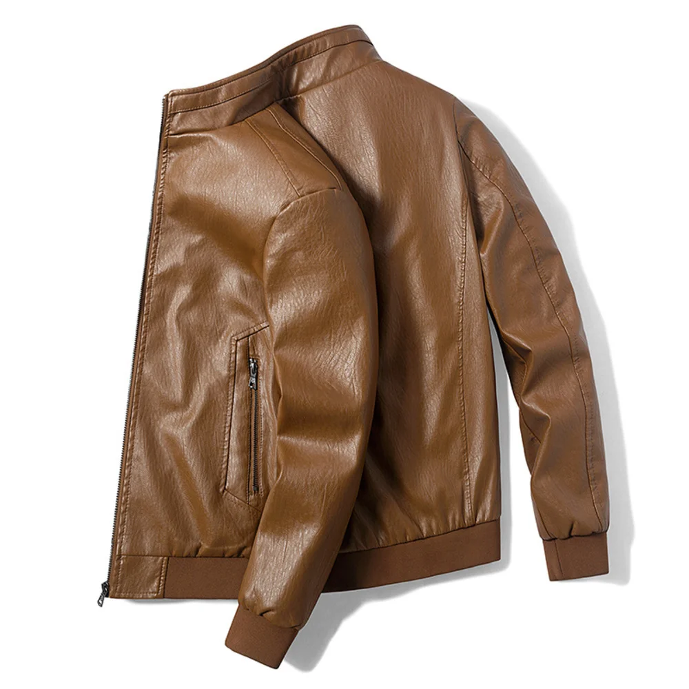 New Outerwear Man Jacket Autumn Winter Warm High Quality Motorcycle PU Stand Collar Causal Leather Coats M-8XL Casual Blouson
New Outerwear Man Jacket Autumn Winter Warm High Quality Motorcycle PU Stand Collar Causal Leather Coats M-8XL Casual Blouson