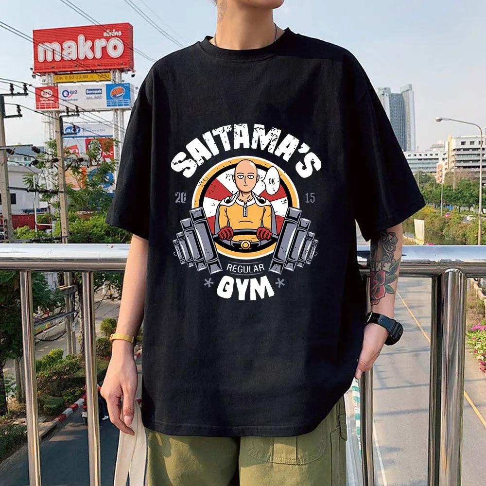Funny Japan Anime One Punch Man Gym T Shirt Men Fashion Cool Confortable T-shirts Casual Loose Plus Size Tops Streetwear
Funny Japan Anime One Punch Man Gym T Shirt Men Fashion Cool Confortable T-shirts Casual Loose Plus Size Tops Streetwear