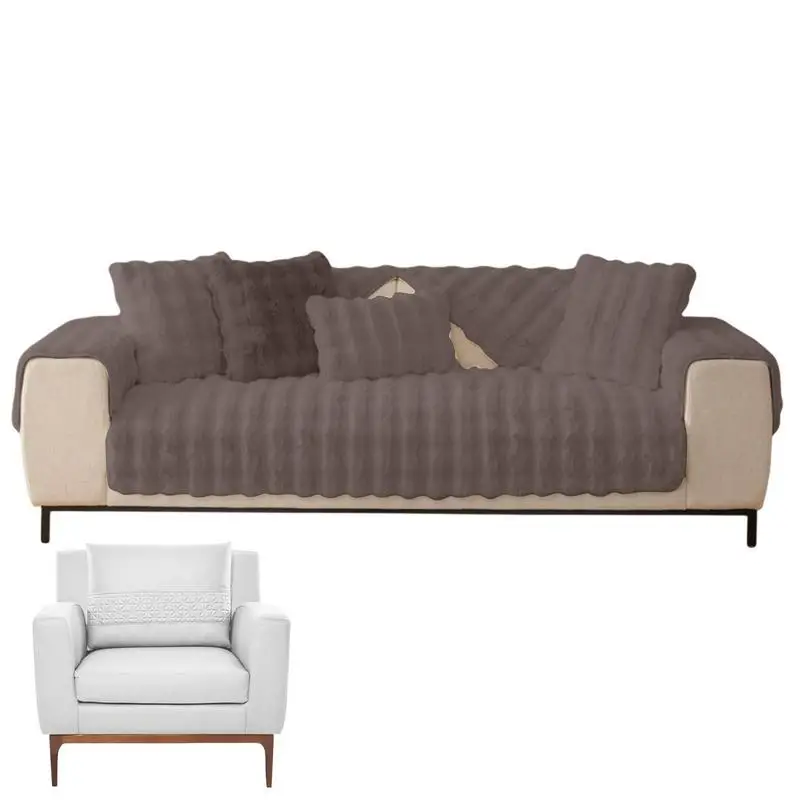 Couch Cover Faux Rabbit Plush Sofa Slipcover Anti-Slip Furniture Protector For Pet Cat Dog Children Baby Play Mat Bedroom Rug
Couch Cover Faux Rabbit Plush Sofa Slipcover Anti-Slip Furniture Protector For Pet Cat Dog Children Baby Play Mat Bedroom Rug