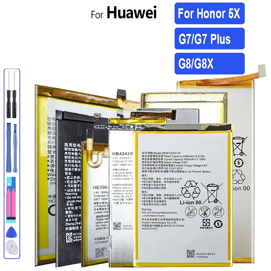 HB3748B8EBC HB396481EBC Battery For Huawei G7 G7-TL100 C199 G7 Plus G7Plus G8 G8X For Honor 5A 5X KIW-L21 L23 L24 GR5 KII-L22
HB3748B8EBC HB396481EBC Battery For Huawei G7 G7-TL100 C199 G7 Plus G7Plus G8 G8X For Honor 5A 5X KIW-L21 L23 L24 GR5 KII-L22