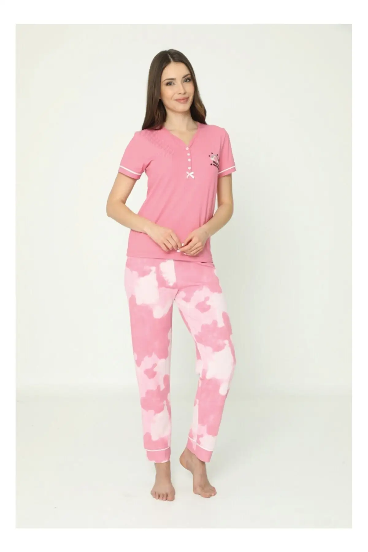 Women's Pajamas Cotton Sleep Lounge Pajamas Elastic Waist Nightwear Retro Sleepwear Night Suit Casual Home Clothing
Women's Pajamas Cotton Sleep Lounge Pajamas Elastic Waist Nightwear Retro Sleepwear Night Suit Casual Home Clothing