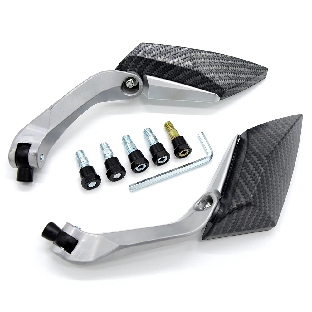 Carbon Motorcycle Scooters Racer Rearview Back Side View Mirror For yamaha Tmax530 R1 R3 R6 FZ6 kawasaki Z750R Z1000 Z250 ER6N
Carbon Motorcycle Scooters Racer Rearview Back Side View Mirror For yamaha Tmax530 R1 R3 R6 FZ6 kawasaki Z750R Z1000 Z250 ER6N