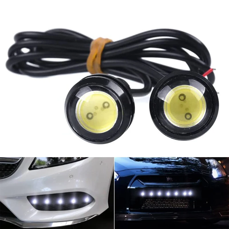 2 Pcs/lot Car DRL LED Bulb Signal Lights COB 12V 7000K White 18/23 MM Eagle Eye Daytime Running Lights Fog DRL Car Styling Lamp
2 Pcs/lot Car DRL LED Bulb Signal Lights COB 12V 7000K White 18/23 MM Eagle Eye Daytime Running Lights Fog DRL Car Styling Lamp