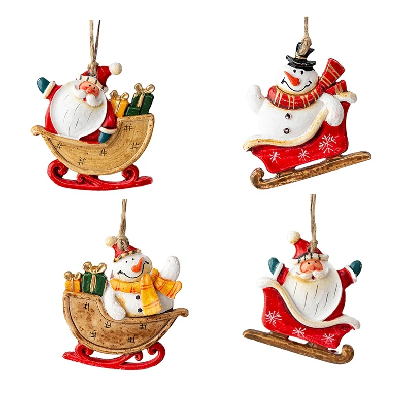 Christmas Snowman Santa Claus Resin Small Pendant Hanging Organs European Vintage Christmas Tree Decoration Cute Charm
Christmas Snowman Santa Claus Resin Small Pendant Hanging Organs European Vintage Christmas Tree Decoration Cute Charm