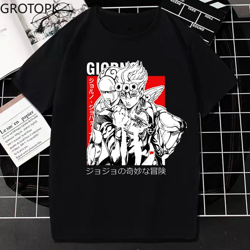Jojo Bizarre Adventure Japan Anime Tshirt Vaporwave Aesthetic Streetwear Harajuku Manga Tops Unisex T-shirt Camisetas Goth Tees
Jojo Bizarre Adventure Japan Anime Tshirt Vaporwave Aesthetic Streetwear Harajuku Manga Tops Unisex T-shirt Camisetas Goth Tees