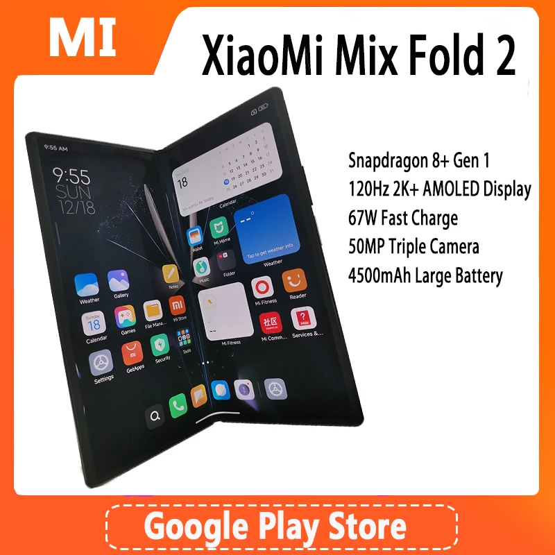 Global Rom Xiaomi Mi Mix Fold 2 Folded Screen Smartphone 8.02" Folded Screen 67W Charge Snapdragon Gen 8+ Octa Core Chinese Rom
Global Rom Xiaomi Mi Mix Fold 2 Folded Screen Smartphone 8.02" Folded Screen 67W Charge Snapdragon Gen 8+ Octa Core Chinese Rom