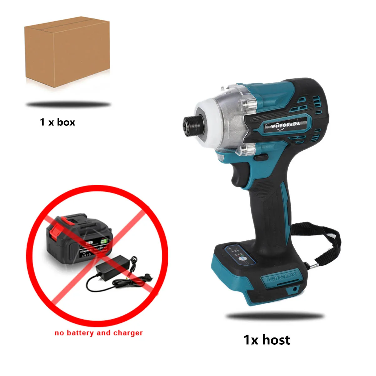 Беспроводной шуруповерт WOYOFADA 18В
Беспроводной шуруповерт WOYOFADA 18В