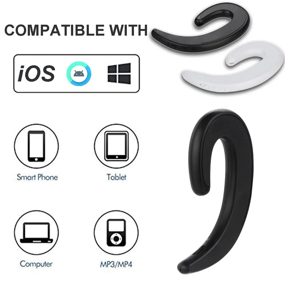 Wireless Bluetooth 4.2 Ear Hook Earphone Sport Business Headset Single Ear Earphone Handsfree Headphones With Mic Smartphone
Wireless Bluetooth 4.2 Ear Hook Earphone Sport Business Headset Single Ear Earphone Handsfree Headphones With Mic Smartphone