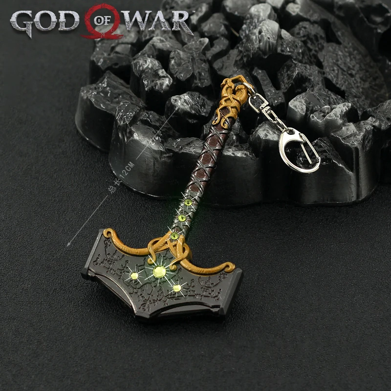 God of War Weapon The Hammer of Thor Ghost of Sparta Game Figure Sword Katana Keychain Model Kids Toy Halloween Gifts for Boys
God of War Weapon The Hammer of Thor Ghost of Sparta Game Figure Sword Katana Keychain Model Kids Toy Halloween Gifts for Boys