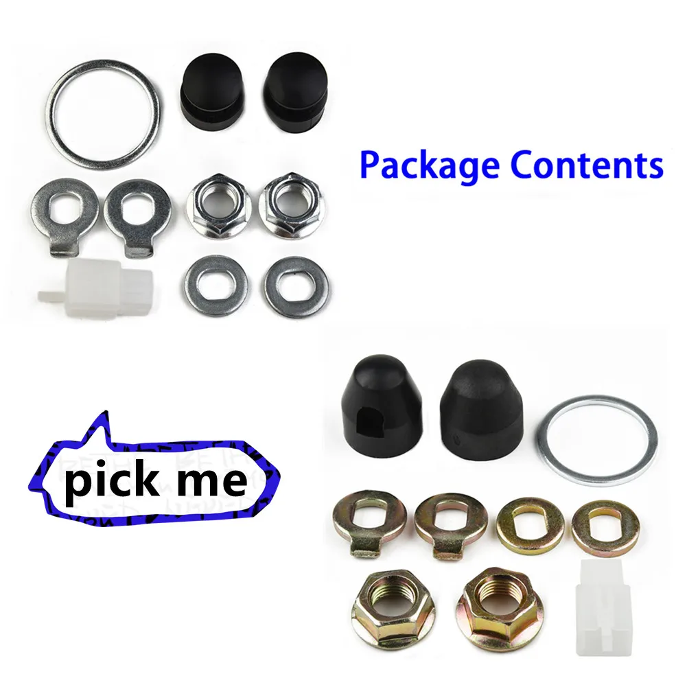 E-bike Hub Motor Axle M12/M14 Lock Nut /lock Washer /spacer /nut Cover High Quality For 500W-5000W Motors With 12/14mm Axles
E-bike Hub Motor Axle M12/M14 Lock Nut /lock Washer /spacer /nut Cover High Quality For 500W-5000W Motors With 12/14mm Axles