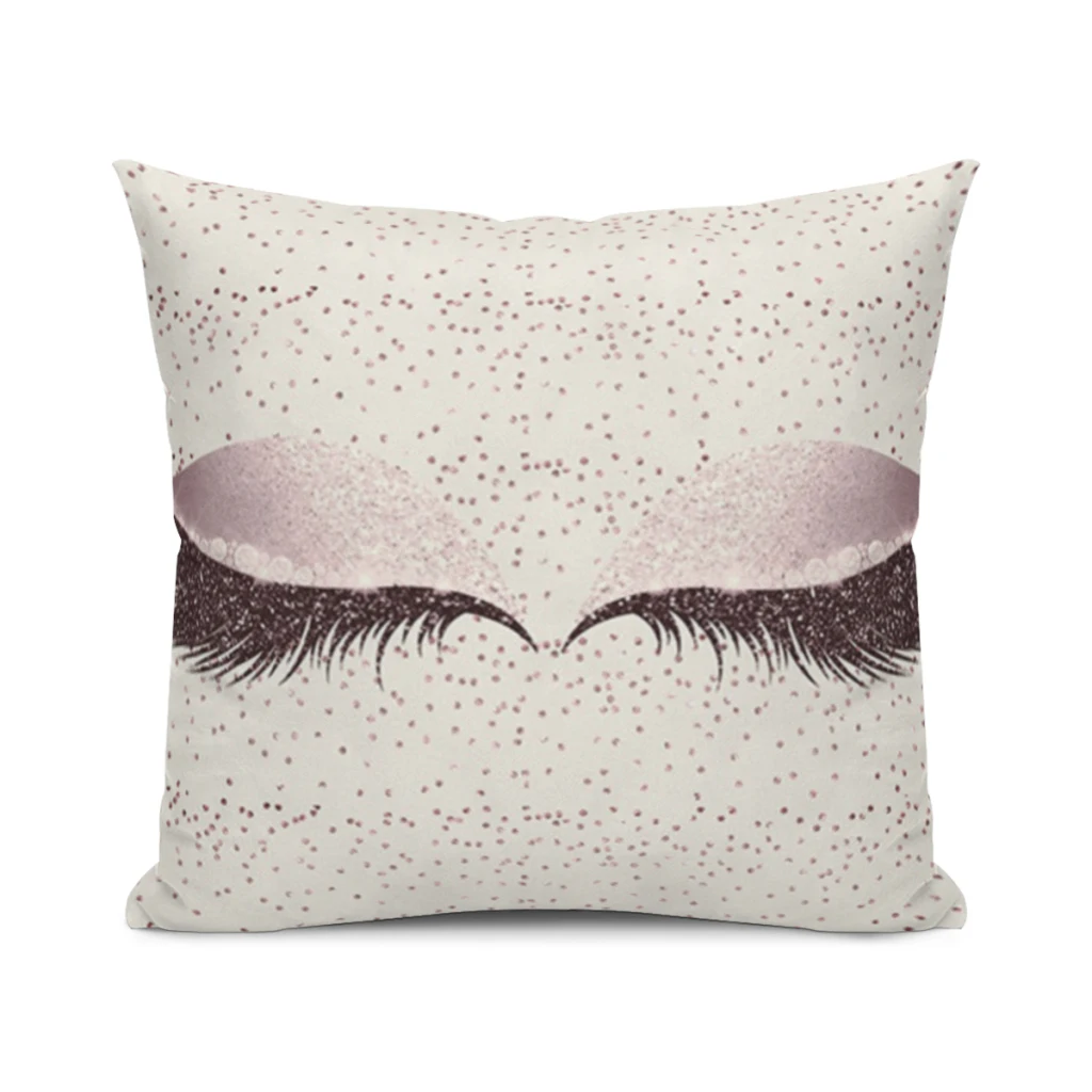 

Eye-lash-Lashes-Pillowcase-Beauty-Charming-Eyelashes-Sparkly-Makeup-Cushion-Cover-Decor-Living-Room-Modern home decoration