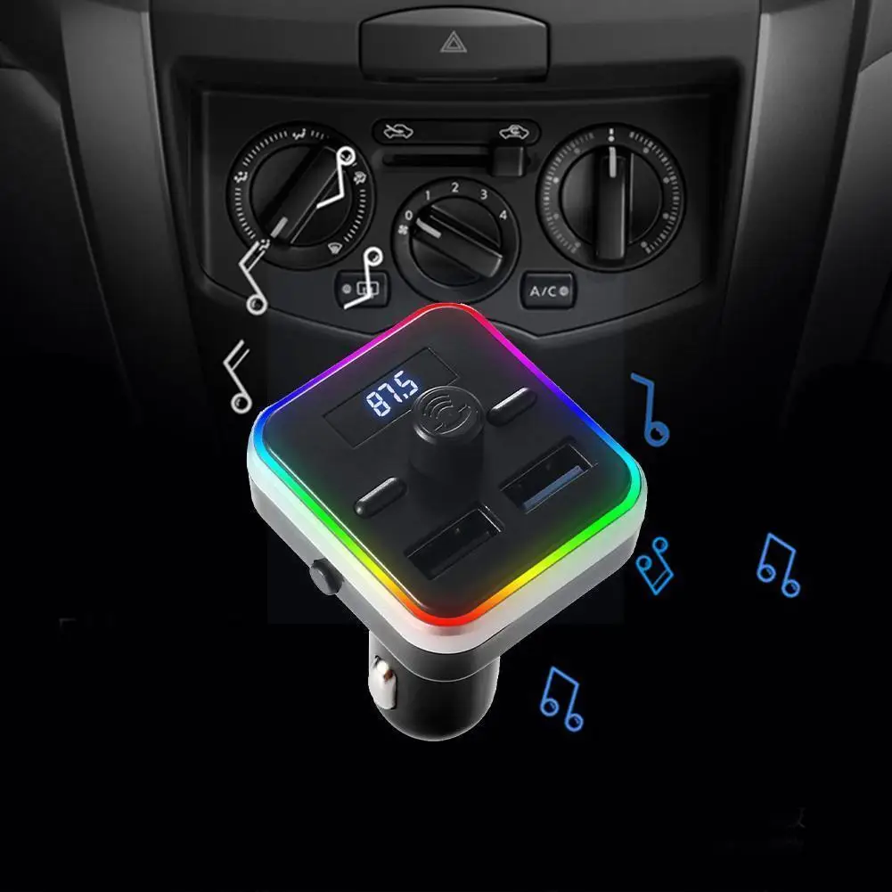 Bluetooth 5,0 Fm-трансмиттер, беспроводной автомобильный Fm-трансмиттер, Usb-проигрыватель, Mp3 модулятор, Bluetooth-комплект, зарядное устройство Rgb, двойн...
Bluetooth 5,0 Fm-трансмиттер, беспроводной автомобильный Fm-трансмиттер, Usb-проигрыватель, Mp3 модулятор, Bluetooth-комплект, зарядное устройство Rgb, двойн...
