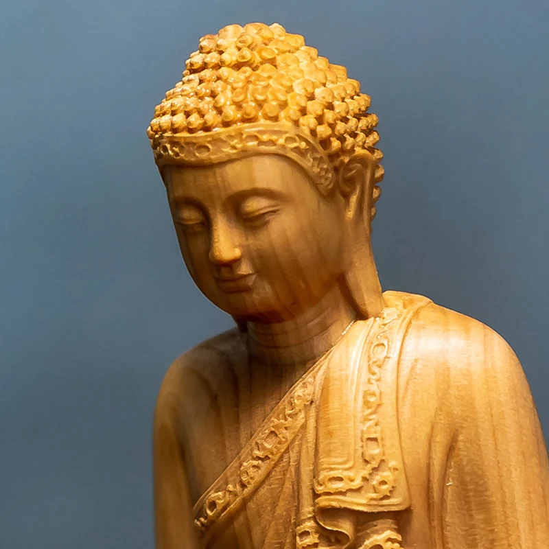 Shakyamuni Thailand 10CM Buddha Boxwood Wood Figures Buddha Statues Home Decoration Collection Ornaments
Shakyamuni Thailand 10CM Buddha Boxwood Wood Figures Buddha Statues Home Decoration Collection Ornaments