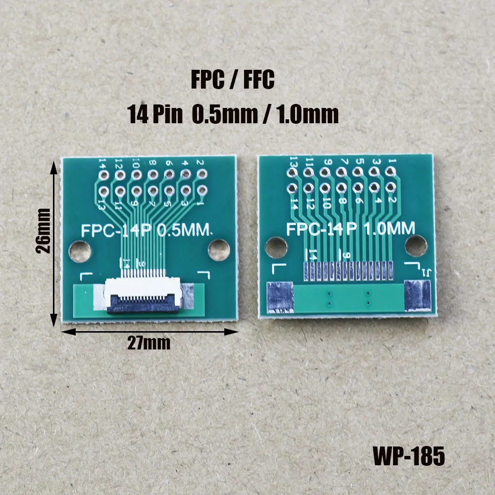 1pcs 4P-- 50P 0.5mm pitch Connector SMT Adapter to 2.54mm 1.00 Inch Hole FPC FFC Cable Welded Board + Double Row Straight Pin
1pcs 4P-- 50P 0.5mm pitch Connector SMT Adapter to 2.54mm 1.00 Inch Hole FPC FFC Cable Welded Board + Double Row Straight Pin