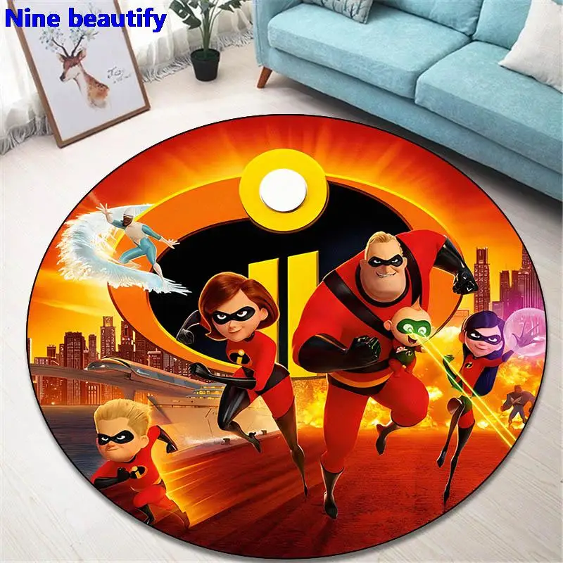 Rug Tapis Amazing Family Cartoon Round Rugs Kids Play Rugs Living Room Bedroom Large Rugs Non-slip Rugs Photography Props Rugs
Rug Tapis Amazing Family Cartoon Round Rugs Kids Play Rugs Living Room Bedroom Large Rugs Non-slip Rugs Photography Props Rugs