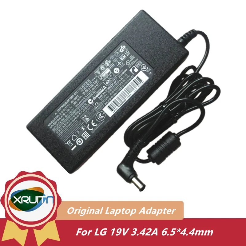 

Genuine DA-65F19 AC Adapter 19V 3.42A 65W Charger 29LN467U PA-1650-43 DA-65G19 for LG R400 R410 PA-1650-68 LCAP39 49LF5100-CA