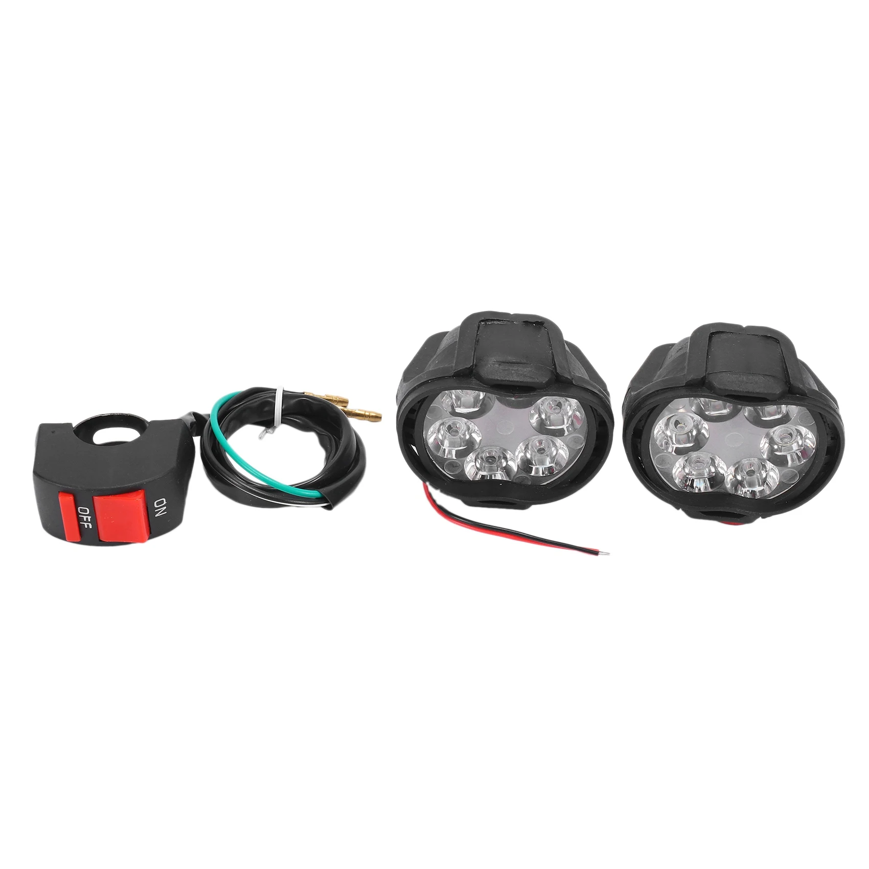 2Pcs 6 Led Motorcycle Light Headlight Assembly 10W 1000Lm+Switch Universal Scooter Fog Spotlight 6000K White Car Drl Lamp
2Pcs 6 Led Motorcycle Light Headlight Assembly 10W 1000Lm+Switch Universal Scooter Fog Spotlight 6000K White Car Drl Lamp