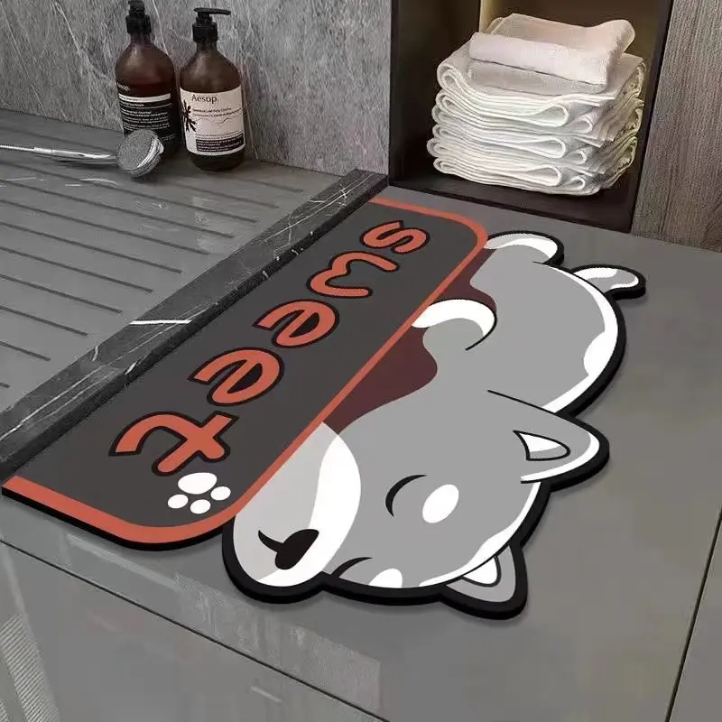 Absorption Quick Drying Non Slip Mat Toilet Soft Special Shaped Mats Cartoon Diatom Mud Floor Mat Kitchen Bathroom Water Mat
Absorption Quick Drying Non Slip Mat Toilet Soft Special Shaped Mats Cartoon Diatom Mud Floor Mat Kitchen Bathroom Water Mat
