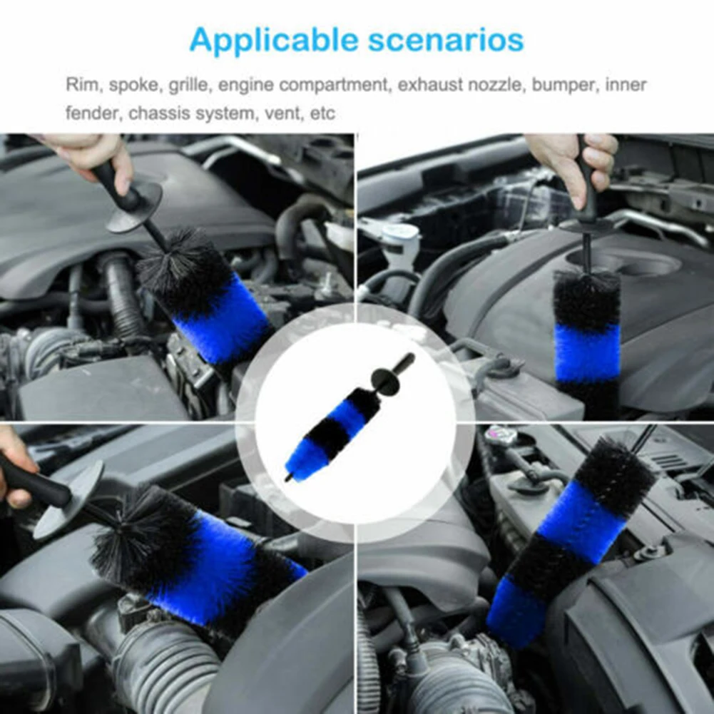For Cleaning Wheels Car Detail Brushes Long Brush Pig Hair Grinding Wire Wheel Hub Brush 7Pcs ABS Blue+Black Fiber
For Cleaning Wheels Car Detail Brushes Long Brush Pig Hair Grinding Wire Wheel Hub Brush 7Pcs ABS Blue+Black Fiber