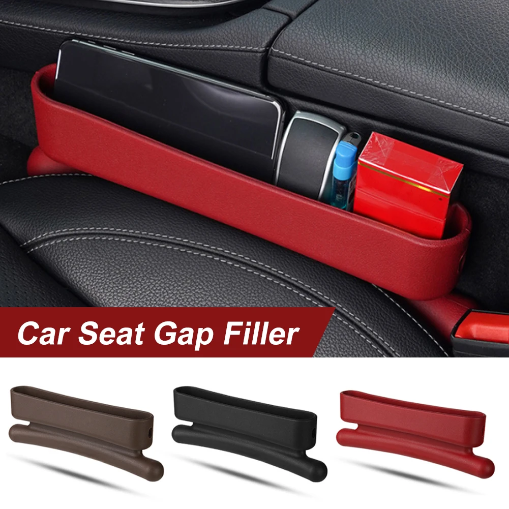 Universal Car Seat Gap Filler Storage Box Leather ABS Crevice Filler Phone Holder Auto Organizer Interior Accessories Black Red
Universal Car Seat Gap Filler Storage Box Leather ABS Crevice Filler Phone Holder Auto Organizer Interior Accessories Black Red