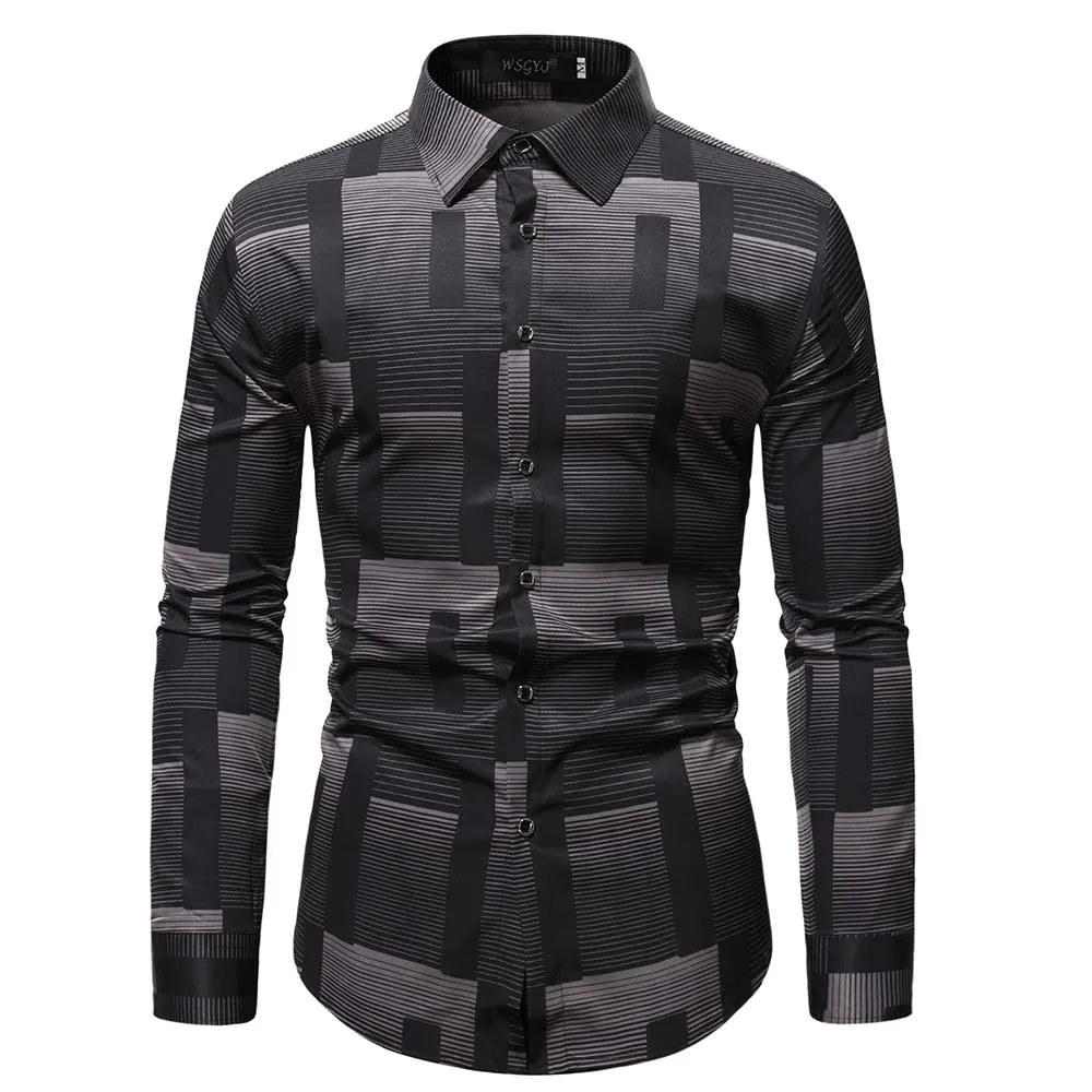 Autumn New Youth Business Iron-free Long-sleeved Plaid Shirt Casual Printing Pointed Collar Shirt Men Clothing 2022 Camisas
Autumn New Youth Business Iron-free Long-sleeved Plaid Shirt Casual Printing Pointed Collar Shirt Men Clothing 2022 Camisas