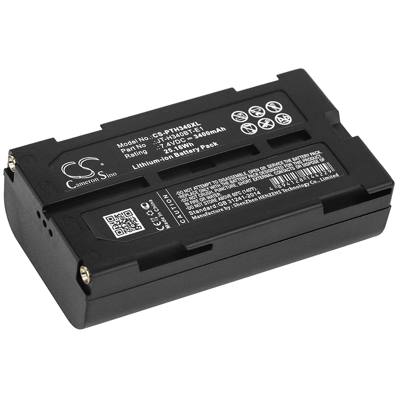 CS 3400mAh / 25.16Wh battery for Panasonic JT-H340BT-10, JT-H340PR, JT-H340PR1 JT-H340BT-E1, JT-H340BT-E2
CS 3400mAh / 25.16Wh battery for Panasonic JT-H340BT-10, JT-H340PR, JT-H340PR1 JT-H340BT-E1, JT-H340BT-E2