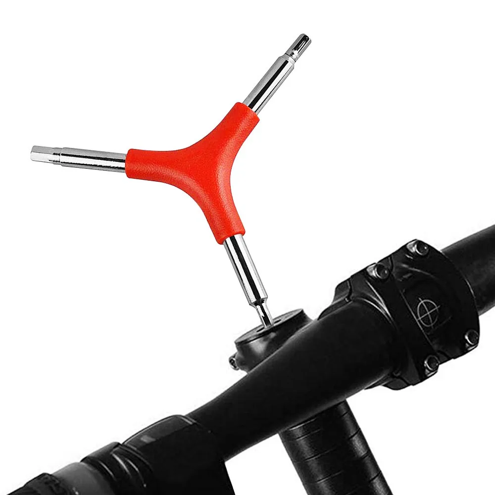 Y Shaped Wrench Bicycle 3 Way Road Cycling Repair Tool Accessories Maintenance Wrenchs 4/5/6mm Spanner Bike Allen Hex Key Tools 
Y Shaped Wrench Bicycle 3 Way Road Cycling Repair Tool Accessories Maintenance Wrenchs 4/5/6mm Spanner Bike Allen Hex Key Tools