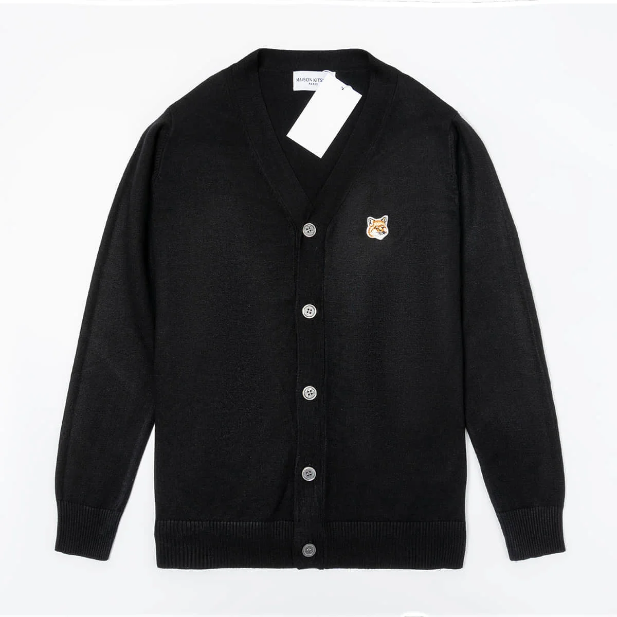 Mens Luxury Brand Cardigan Maison Fox Embroidery Logo Appliqued Wool Cardigan Male Slim Fit V-Neck Coat Ins Style Sweaters
Mens Luxury Brand Cardigan Maison Fox Embroidery Logo Appliqued Wool Cardigan Male Slim Fit V-Neck Coat Ins Style Sweaters