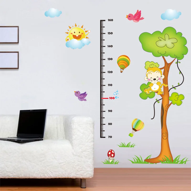 Little Monkey Cartoon Tree Height Kindergarten Children Room Can Remove Wall Household Adornment Wall Stickers
Little Monkey Cartoon Tree Height Kindergarten Children Room Can Remove Wall Household Adornment Wall Stickers