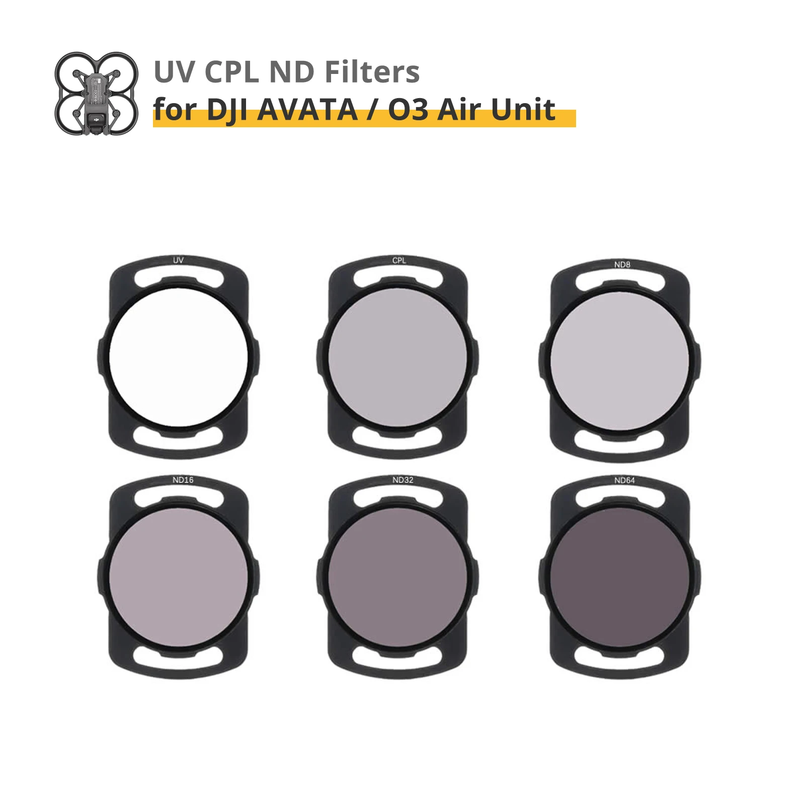 Drone Magnetic ND CPL UV Filter Aluminum Alloy Filter Set for DJI AVATA Lens Filter Camera Optical Glass Drone Accessories
Drone Magnetic ND CPL UV Filter Aluminum Alloy Filter Set for DJI AVATA Lens Filter Camera Optical Glass Drone Accessories