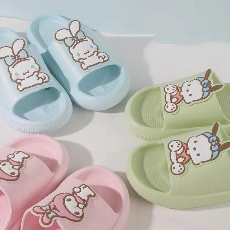 Kawaii Sanriod Anime Hobby My Melody Pochacco Cinnamoroll Women's Bathroom Slippers Thick Sole Heightening Sandals
Kawaii Sanriod Anime Hobby My Melody Pochacco Cinnamoroll Women's Bathroom Slippers Thick Sole Heightening Sandals