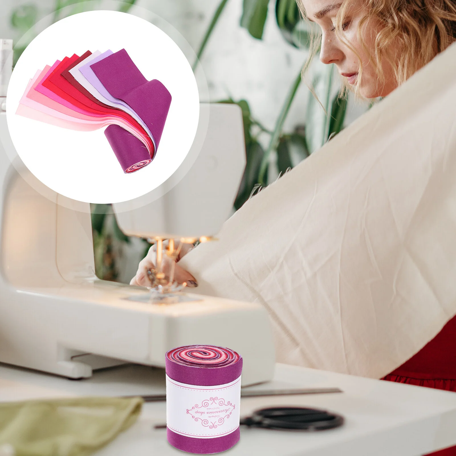 Fabric Diy Cotton Patchwork Quilting Sewing Strips Cloth Roll Jelly Squares Rolls Strip Quilted Craft Colorful Long Bundles 
Fabric Diy Cotton Patchwork Quilting Sewing Strips Cloth Roll Jelly Squares Rolls Strip Quilted Craft Colorful Long Bundles