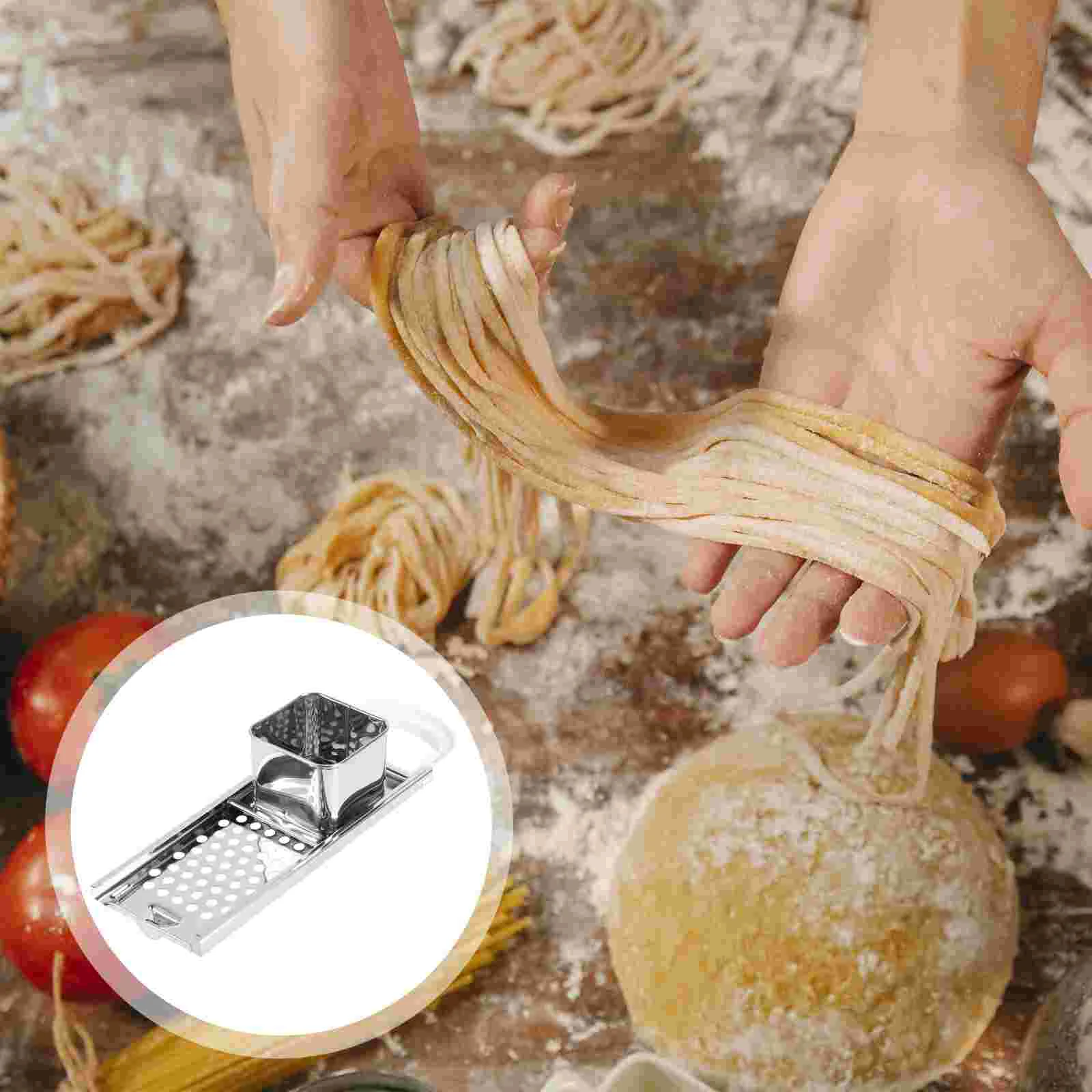 Maker Pasta Dough Press Noodle Machine Spaghetti Spaetzle Slicer Strainer Grater Manual Kitchen German Accessory Functional
Maker Pasta Dough Press Noodle Machine Spaghetti Spaetzle Slicer Strainer Grater Manual Kitchen German Accessory Functional