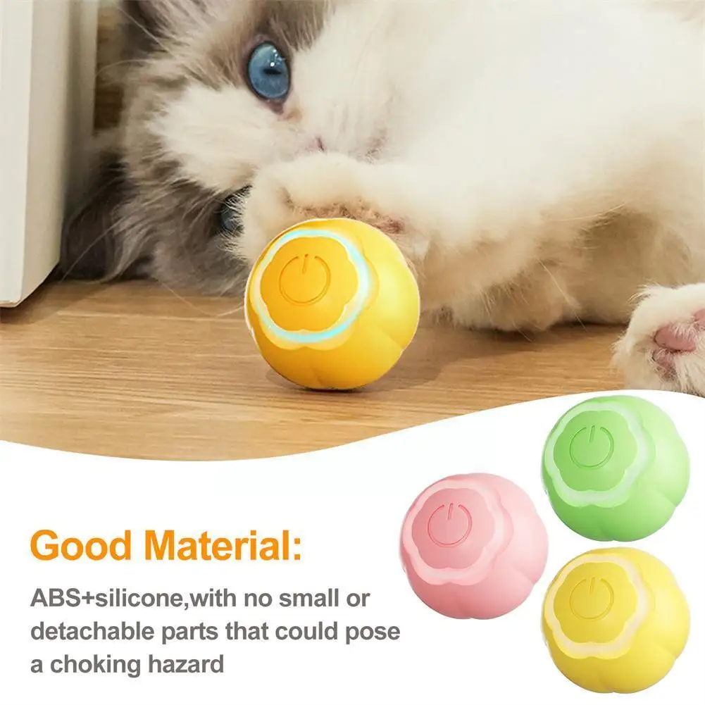 Smart Interactive Cat Toy Smart Electric Cat Roll Ball Toys Cheerble Self-moving Kitten Toys Peppy Pet Ball for Indoor Play B7T3
Smart Interactive Cat Toy Smart Electric Cat Roll Ball Toys Cheerble Self-moving Kitten Toys Peppy Pet Ball for Indoor Play B7T3