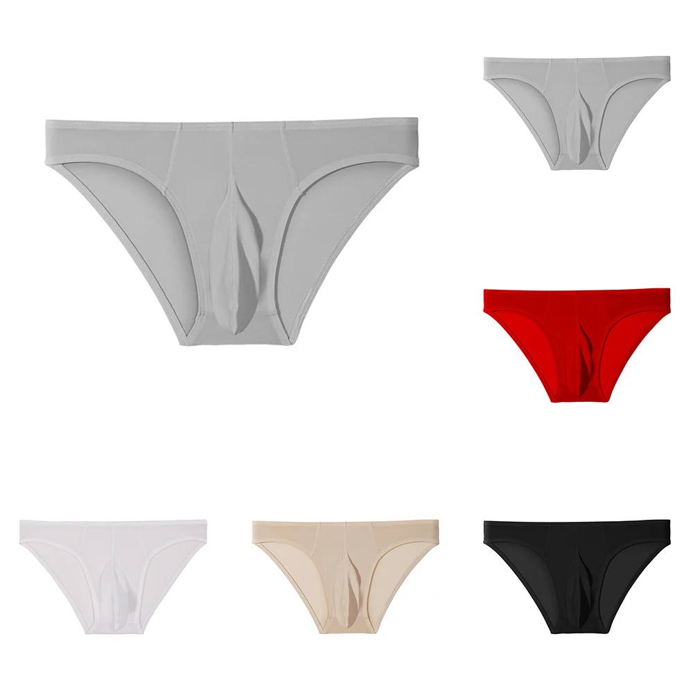 Sexy Ice Silk Briefs Men Super Thin Underwear Underpants Bikini Elephant Nose Pouch Panties Long Bulge Slips Male Undies
Sexy Ice Silk Briefs Men Super Thin Underwear Underpants Bikini Elephant Nose Pouch Panties Long Bulge Slips Male Undies