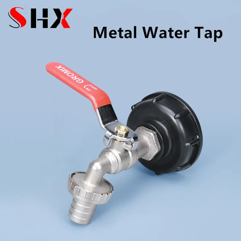 1PCS 1000L Water Tank Adapter S60*6 to 1/2'' 3/4'' Garden Hose Connector Thicken IBC Tank Replacement Valve Faucet
1PCS 1000L Water Tank Adapter S60*6 to 1/2'' 3/4'' Garden Hose Connector Thicken IBC Tank Replacement Valve Faucet