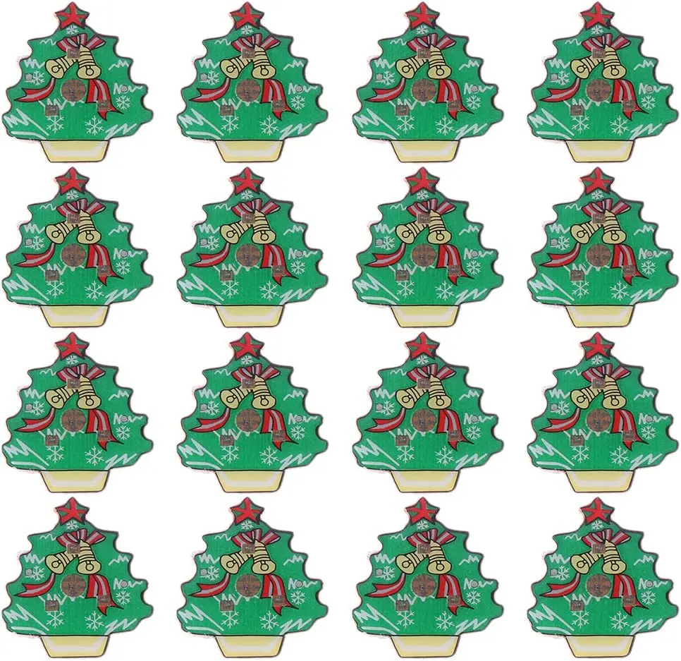 25Pcs Badge Bell Trees LED Glow Brooches Luminous Enamel Pins Jewelry Gifts for Women Girls Shirt Backpack Christmas Decoration
25Pcs Badge Bell Trees LED Glow Brooches Luminous Enamel Pins Jewelry Gifts for Women Girls Shirt Backpack Christmas Decoration